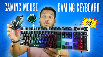 Best Gaming Keyboard and Mouse Combo Under 1000 | Zebronics Trion Gaming Keyboard and Mouse Combo