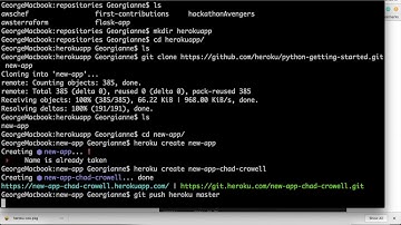 Creating Sample Python App in Heroku