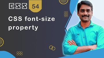 CSS font-size Property | Change font size - CSS Tutorial 54 🚀