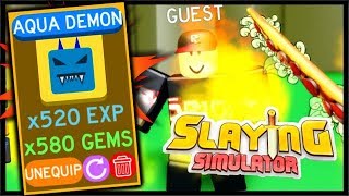 Roblox Slaying Simulator - All Zones, Best Pet, Best Aura TeamTC! P...