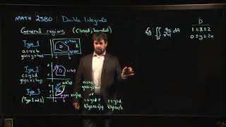 Integrals over general regions