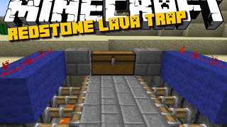 Minecraft: Lava Trap RedStone Tutorial - Troll Your Friend - Brothers