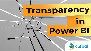 Making (some) things transparent in Power BI