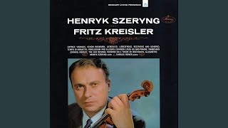Kreisler: Praeludium and Allegro