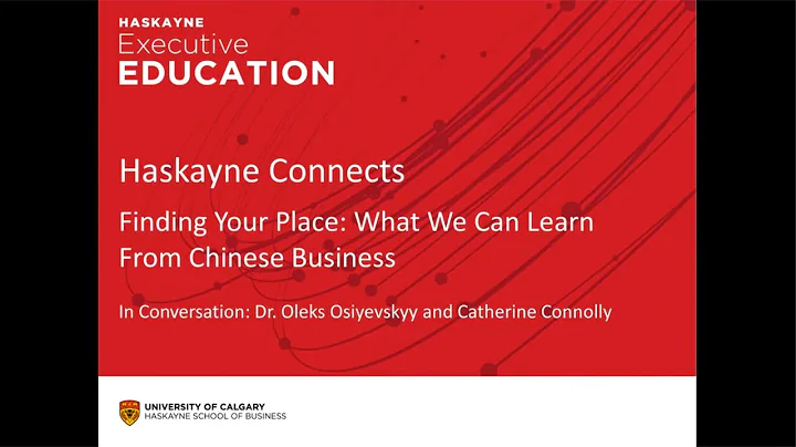 Haskayne Connects | Finding your place: What can w...