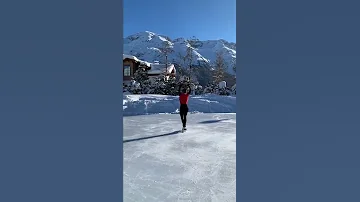 Person Spins Brilliantly While Figure Skating on Ice - 1341840