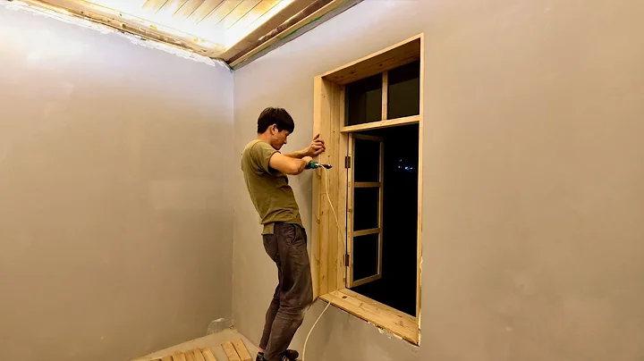 Old House Renovation Ep 38 , the windows were hemmed and a small chandelier was made in the past - DayDayNews