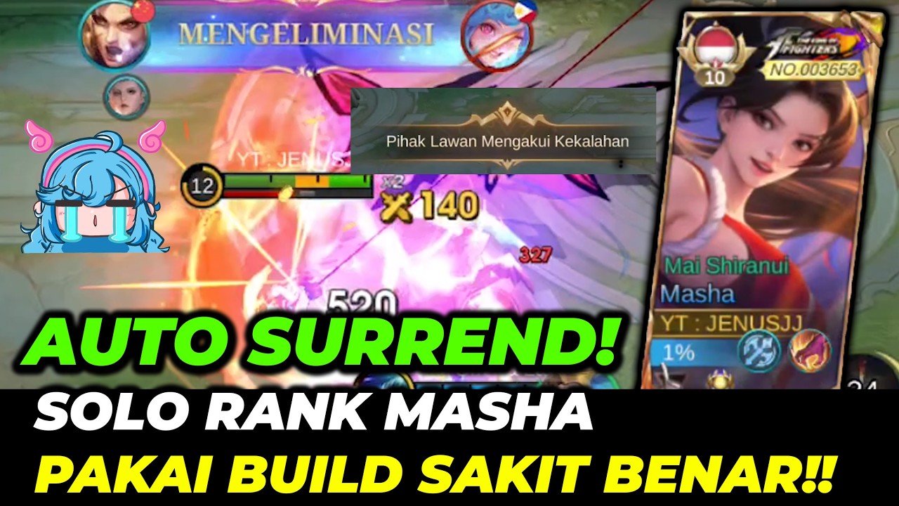 CICI EXP AUTO NANGIS LAWAN MASHA EXP BUILD DAN EMBLEM INI!!