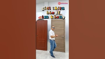 👍 Giới thiệu mẫu cửa giấu lề, cửa giấu khung hay cửa giấu khuôn bao, đây là cửa gỗ công nghiệp MDF
