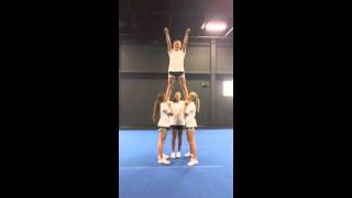 Advanced Cheerleading Stunt Progression: Cradle