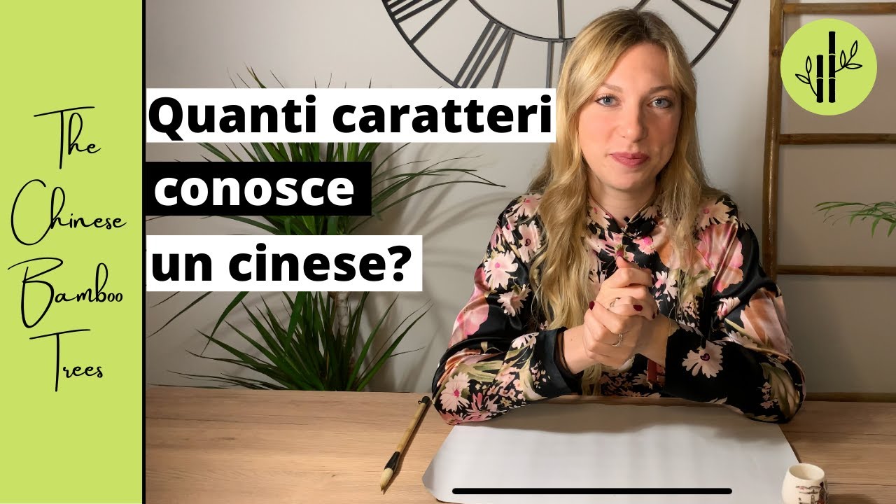 Quanti CARATTERI conosce un cinese? Caratteri cinesi Imparare il cinese YouTube