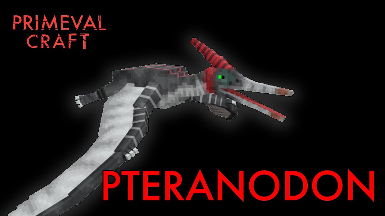 Pteranodon Model & Animation Showcase | Primeval Craft Addon ...