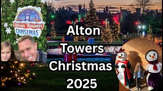 Alton Towers Christmas 2025 – Magical First Day of Festive Rides & Festive Characters & Santa! 🎄
