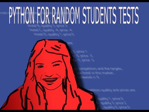 Python: create random exercises for students (part II)