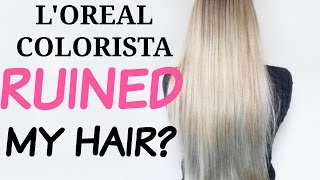 L'OREAL COLORISTA WASHOUT REVIEW | 2 month FOLLOW UP | PROBLEMS | RUINED MY HAIR? (CC)