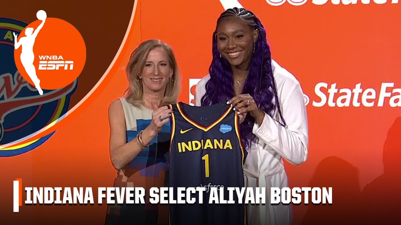 Indiana Fever select Aliyah Boston with the No. 1 pick in the WNBA