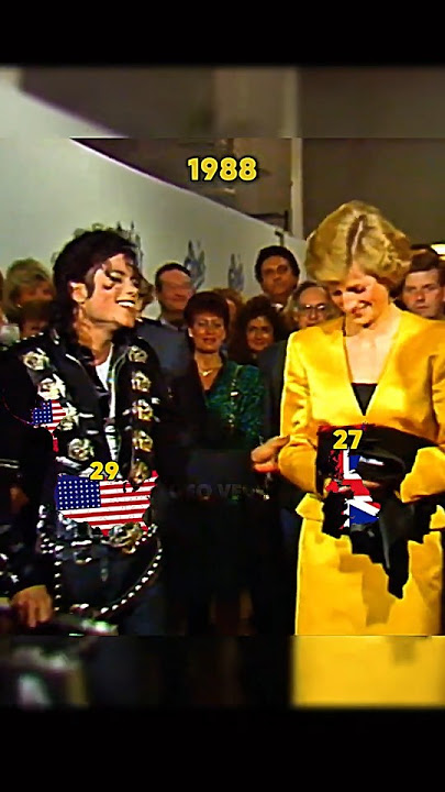 Michael Jackson & Princess Diana: The Night They Met – A Secret Bond! 👑🎤 #michaeljackson #diana