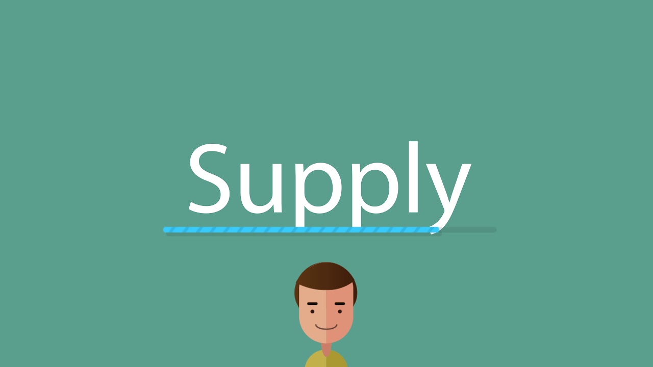 How To Say Supply YouTube