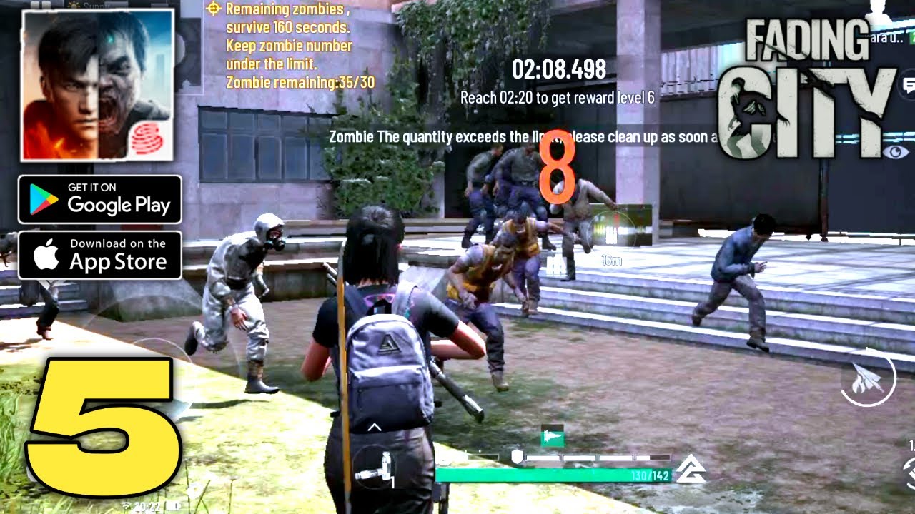 Fading City - Survival Time and Multiplayer (CO - OP Mission) - Gameplay (Android,IOS) Part 5