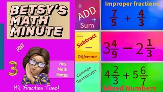 Adding & Subtracting Mixed Numbers Made Easy!
