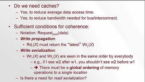 Lecture 12d. Coherence vs. consistency