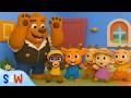 🐻🙈 Peekaboo with Big Bear & Baby Goats! 🐐👀 Fun Surprise Song for Toddlers | Sharks&Whales