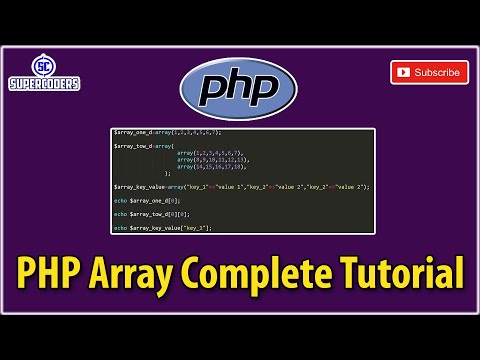 PHP Array Complete Tutorial - Supercoders | Web Development and Design ...