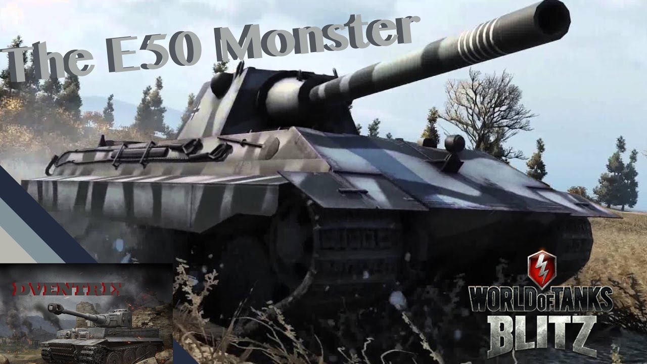 The E50 Monster Tank Review Wot Blitz Youtube