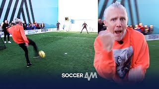 Rainbow flick & a near-top bin?! 🔥 | Harvey Barnes, Jimmy Bullard | Soccer AM Pro AM