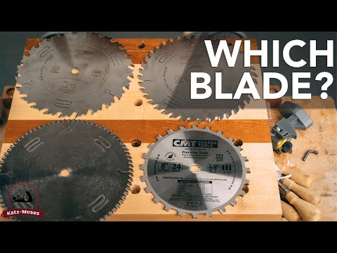 Selecting Table Saw Blades - Types, Uses and Buying