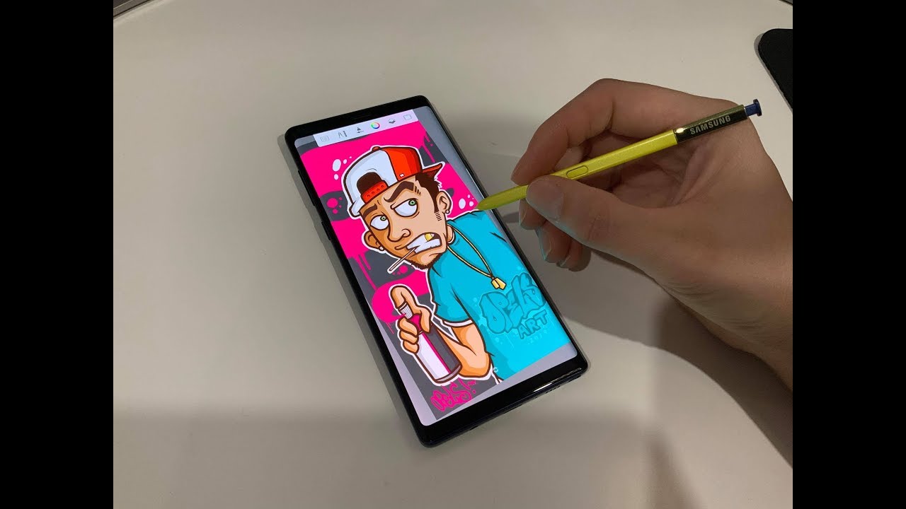 Samsung Galaxy Note 9 speed sketching  YouTube