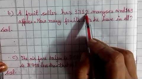 class 3 maths ch 3 Subtraction ex 3.6 word problem based on addition and subtraction used model