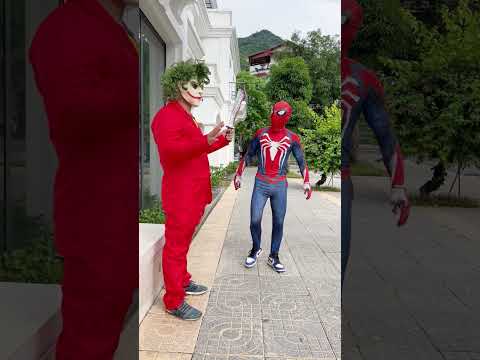 Spiderman and Joker are trending 😂😂 #shorts TikTok