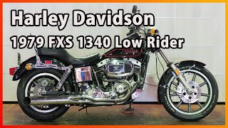 ID2379 Harley Davidson 1979 FXS ローライダー - YouTube