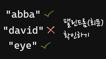 자바스크립트 코딩테스트 문제풀이 EP#3 | 팰린드롬/회문 (Palindrome)