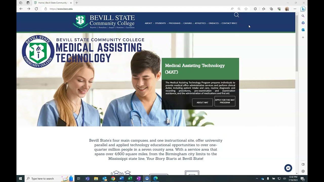 Bevill state how to log in to oneaccs account youtube