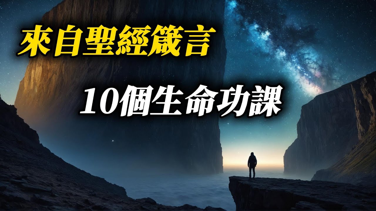 箴言的智慧：改變你一生的10堂必修課！| Live Out God’s Wisdom! 10 Powerful Life Lessons from Proverbs!