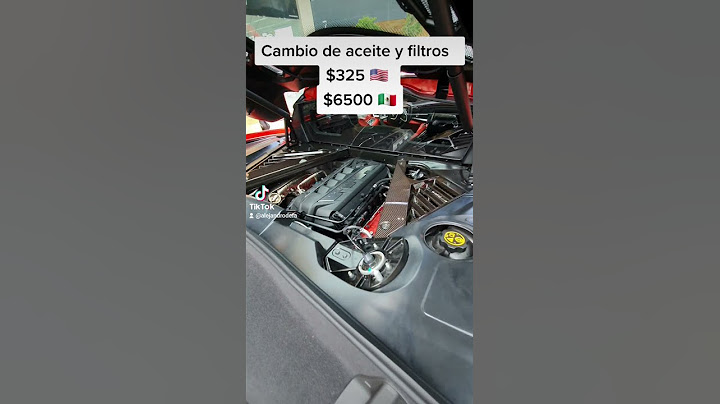 Cuánto dinero cuesta mantener un Corvette C8 Stingray???