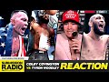 REACTION: Covington/Woodley Results, Should Tyron Retire? Khamzat Chimaev Crazy KO + More!