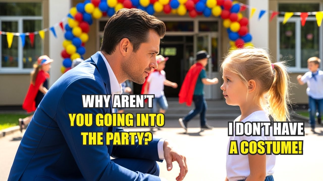 POOR GIRL WATCHES DRESSED UP KIDS IN TEARS UNTIL A YOUNG BILLIONAIRE STUNS THEM ALL