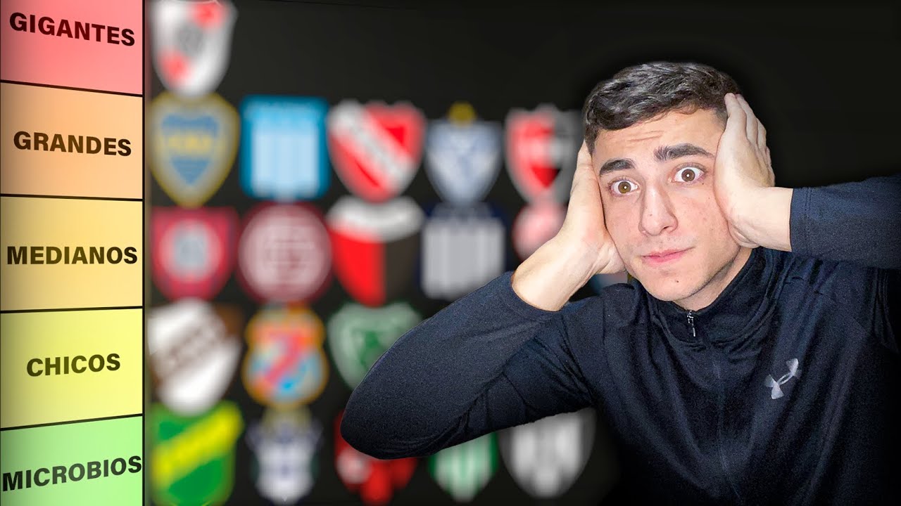 CLASIFICAMOS a los EQUIPOS del FÚTBOL ARGENTINO - TIER LIST