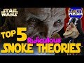 Top 5 Most Ridiculous Who is Snoke Theories! Star Wars