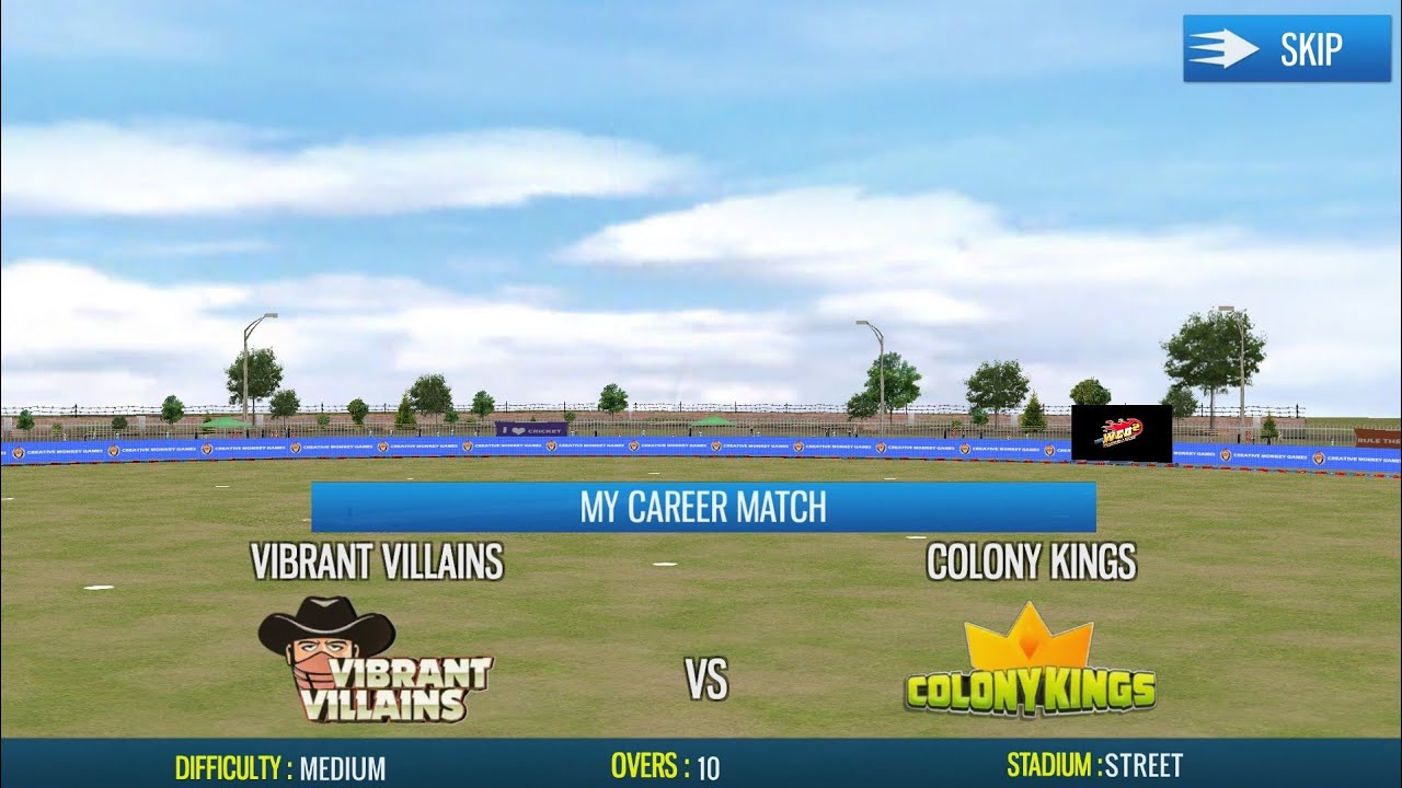Cricket Career Mode In Wcb 2 | Promoted As Street Captain | Tournament Match 1 |