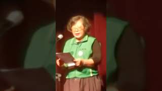 Jesa prezentas en nacia vespero en 2022 Busan AOK.