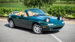 Sports Performance 1991 Mazda Miata SE British Racing Green Edition For Sale
