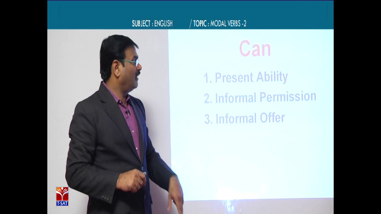 TSPSC Police English Modal Verbs p2 Dr V. Sreenatha Chary