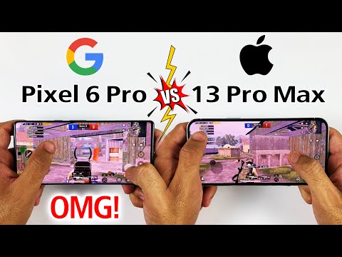 Google Pixel 6 Pro vs iPhone 13 Pro Max PUBG MOBILE TEST | Google Tensor vs A15 Bionic PUBG TEST