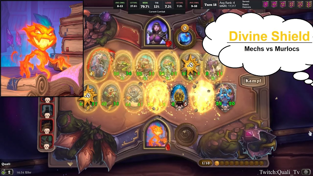 Rakanishu & Divine Shield - Hearthstone Battlegrounds