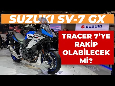 Suzuki SV-7 GX İnceleme | Tracer 7'ye Rakip! EICMA 2025