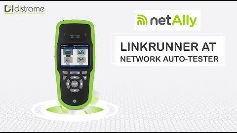LinkRunner AT NetAlly Network Auto tester Distrame